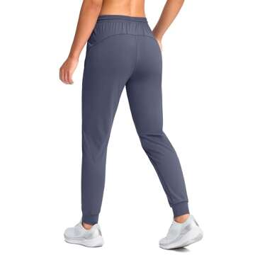 Stylish Women's Joggers with Zipper Pockets for Active Lifestyle