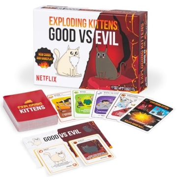 Exploding Kittens Good vs. Evil – Fun Family Card Game for All Ages