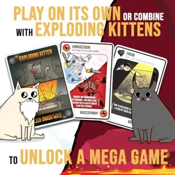 Exploding Kittens Good vs. Evil Family Card Game