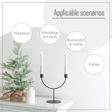 Elegant Black Candle Holders for Home Decoration