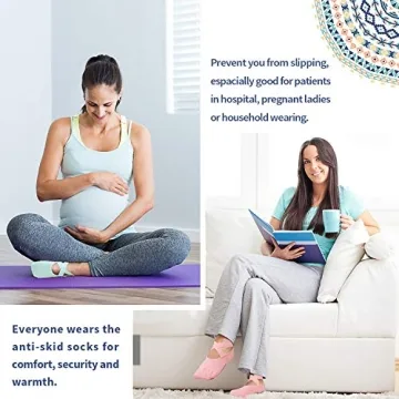 Ozaiic Yoga Socks Non-Slip Grips for Women - 3 Colors