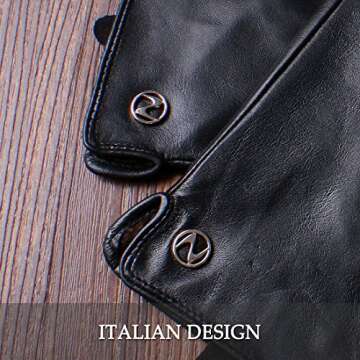 Shop Stylish Nappaglo Women Leather Gloves - Winter Warmth