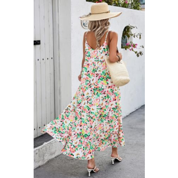 Floral Maxi Dress Women Summer Casual Dresses