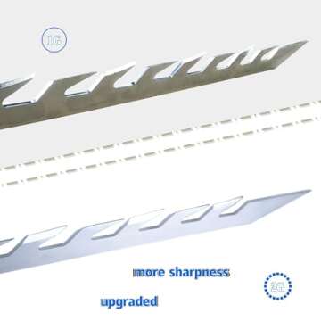 ZUIWAN Second Generation 41 Inch Folding Ice Saw with Enhanced Cutting Edge,for Ice Fishing,Lgloo,Ice House,Camp,5mm Thick Steel Saw, Easy to Cut Thick Ice,Silvery