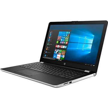 HP 15.6" HD Intel i3-7100U 4GB RAM 1TB HDD USB 3.1 Windows 10 Silver Laptop Computer