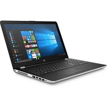 HP 15.6" HD Intel i3-7100U 4GB RAM 1TB HDD USB 3.1 Windows 10 Silver Laptop Computer