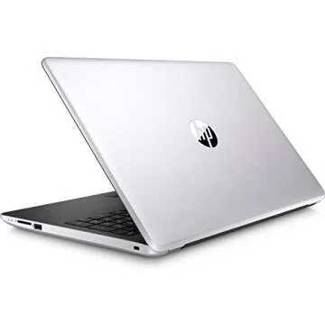 HP 15.6" HD Intel i3-7100U 4GB RAM 1TB HDD USB 3.1 Windows 10 Silver Laptop Computer