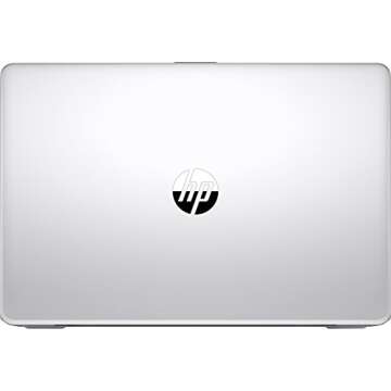 HP 15.6" HD Intel i3-7100U 4GB RAM 1TB HDD USB 3.1 Windows 10 Silver Laptop Computer