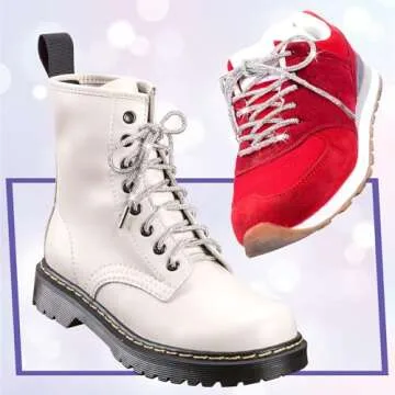 PAGOW Rhinestone Glitter Rope Shoe Laces - Dazzling Style