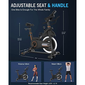 CHAOKE Exercise Bike for Home Gym Cardio Training