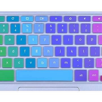 Rainbow Keyboard Cover for Samsung Galaxy Chromebook 4 3 2