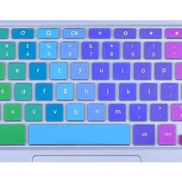 Rainbow Keyboard Cover for Samsung Galaxy Chromebook 4 3 2