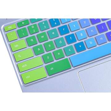 Rainbow Keyboard Cover for Samsung Galaxy Chromebook 4 3 2