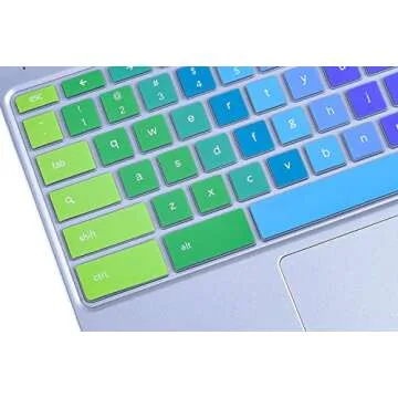 Rainbow Keyboard Cover for Samsung Galaxy Chromebook 4 3 2