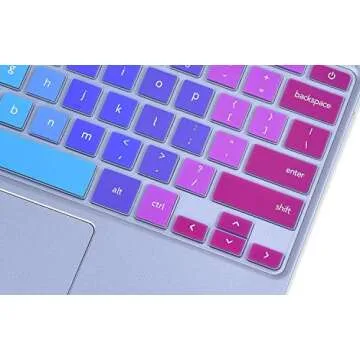 Rainbow Keyboard Cover for Samsung Galaxy Chromebook 4 3 2