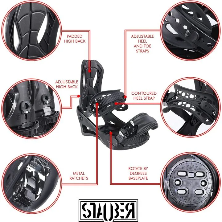STAUBER Summit Snowboard & Bindings - All Sizes Available
