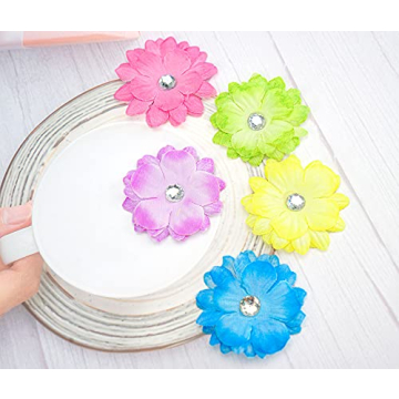 CÉLLOT 100 Mini Daisy Flowers for Crafts & Decoration