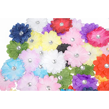 CÉLLOT 100 Mini Daisy Flowers for Crafts & Decoration