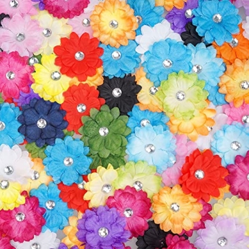 CÉLLOT 100 Mini Daisy Flowers for Crafts & Decoration