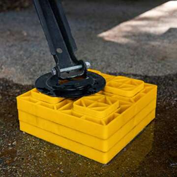 Camco RV Leveling Blocks - Easy Customization & Durability