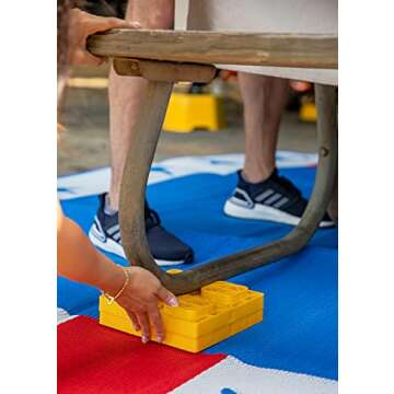 Camco RV Leveling Blocks - Easy Customization & Durability