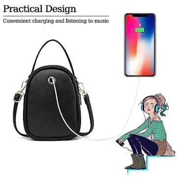 Trendy LoZoDo Small Crossbody Bag for Women