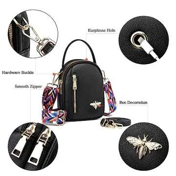 Trendy LoZoDo Small Crossbody Bag for Women