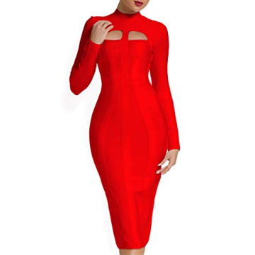Women's Long Sleeve Party Bandage Dress for All Occasions