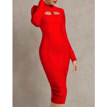 Women's Long Sleeve Party Bandage Dress for All Occasions