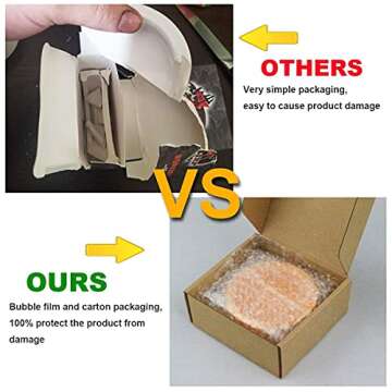 TDPET Ceramic Mini Reptile Worm Dish - Lizard Escape Proof Feeding Bowl Circular (Large-1Pack, Orange)