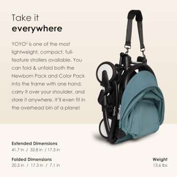BABYZEN YOYO2 Stroller & Newborn Pack - Travel Essentials