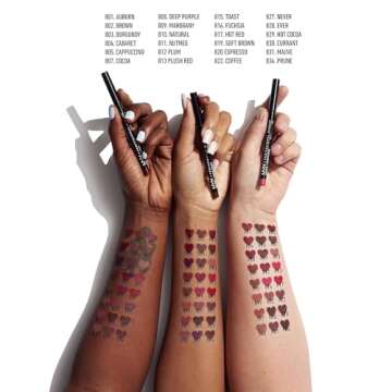 NYX Professional Makeup Slim Lip Liner Brown - SLP 802