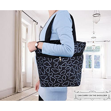 Collapsible Trolley Bag with Wheels for Easy Shopping