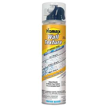 Homac Orange Peel Wall Texture Spray Easy Application 10 oz