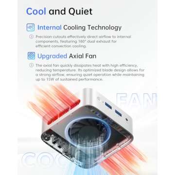 ACEMAGIC Vista V1 Mini PC | 13th Gen Intel N150 | 4K Support