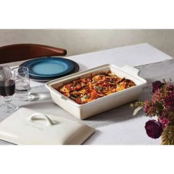 Le Creuset Stoneware Heritage Covered Casserole in Cerise