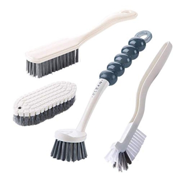 4 Pack Deep Cleaning Brush Set for Every Cleaning Need