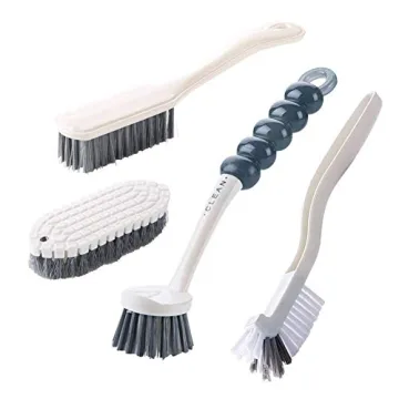 4 Pack Deep Cleaning Brush Set for Every Cleaning Need
