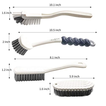 4 Pack Deep Cleaning Brush Set for Every Cleaning Need