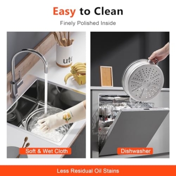 3-Tier Stainless Steel Steamer for Convenient Healthy Cooking