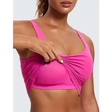 CRZ YOGA Butterluxe U Back Longline Sports Bra - Light Support