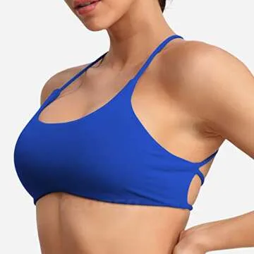 YEOREO Pearl Women's Strappy Workout Sports Bra