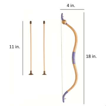 Disney Princess Merida Brave Girls' Bow & Arrow, Tan/Purple