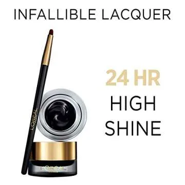 L’Oréal Paris Infallible Lacquer Eyeliner, Blackest Black (Packaging May Vary)