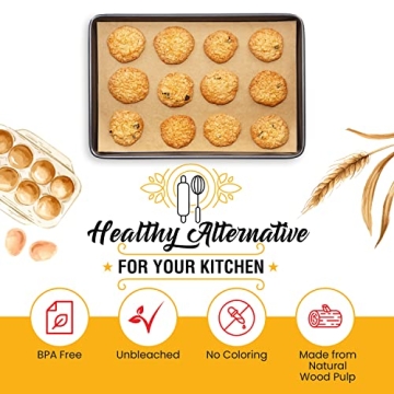 Baker's Parchment Paper Quarter Sheet Pans 120 Pack