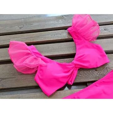 Chic SPORLIKE High Waisted Ruffle Bikini for Women