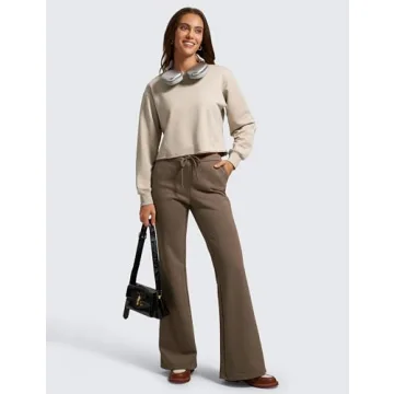 CRZ YOGA Women's Cozy Cropped Sweatshirt for All Occasions