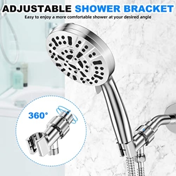 High Pressure Handheld Shower Head Set with Hose