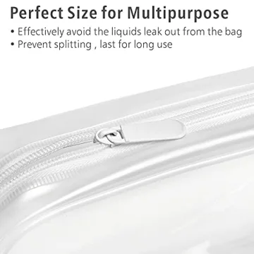 Packism Clear Toiletry Bag - Stylish TSA Compliant Travel
