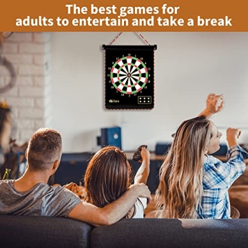 Gitus Magnetic Dart Board - Safe Fun for Kids & Teens